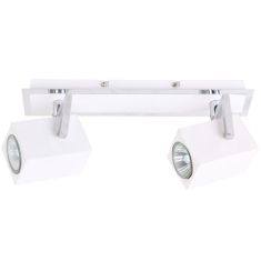 Italux MATEO mennyezeti spot lámpa, GU10, 2x35W, króm/fehér