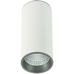 Italux MOLDES mennyezeti spot lámpa, kerek, d9cm, 3000K, LED, 1x12W, fehér/szürke