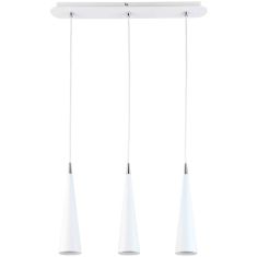 Italux PIETRO függőlámpa, GU10, 3x50W, fehér