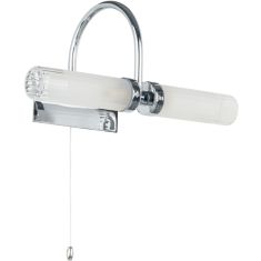 Italux SANTOS tükörmegvilágító lámpa, G9, 2x40W, króm/fehér