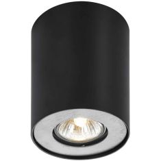 Italux SHANNON mennyezeti spot lámpa, kerek, d10.3cm, GU10, 1x50W, fekete