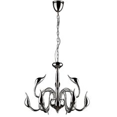 Italux SWAN csillár, d71cm, G4, 12x20W, króm