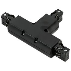 Italux TRACK T csatlakozó sínes világításhoz, fekete