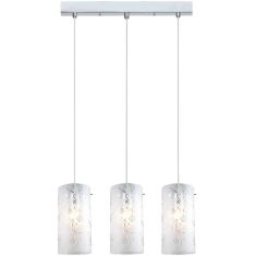 Italux VALVE függőlámpa, E27, 3x60W, króm/fehér