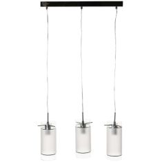 Italux VIGO függőlámpa, E27, 3x60W, króm/fehér