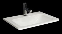 Jika CUBITO beépíthető mosdó, 55 cm, 1 csaplyukkal, fehér H8174220001041