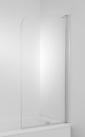 Jika CUBITO egy részes kádparaván, 75x140 cm, balos, átlátszó üveg H2574250026681