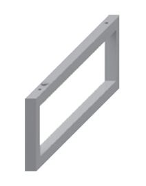 Jika CUBITO konzol méretre vágható mosdópulthoz, állítható, króm H4501331720001