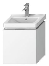 Jika CUBITO mosdószekrény, 45x34 cm-es mosdóhoz, fehér (fényes lakk), 1 fiókkal H40J4213015001