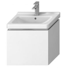 Jika CUBITO mosdószekrény, 55 cm-es mosdóhoz, fehér (fényes lakk), 1 fiókkal H40J4223015001