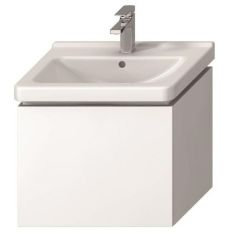 Jika CUBITO mosdószekrény, 60 cm-es mosdóhoz, fehér (fényes lakk), 1 fiókkal H40J4233015001