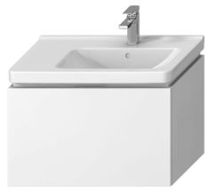 Jika CUBITO mosdószekrény, 75 cm-es mosdóhoz, fehér (fényes lakk), 1 fiókkal H40J4253015001