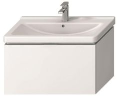 Jika CUBITO mosdószekrény, 85 cm-es mosdóhoz, fehér (fényes lakk), 1 fiókkal H40J4263015001