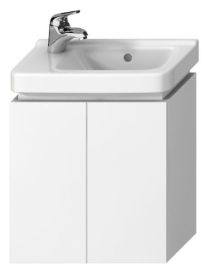 Jika CUBITO mosdószekrény 45x25 cm-es mosdóhoz, 2 ajtós, fehér (fényes lakk) H40J4202005001