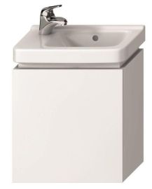 Jika CUBITO mosdószekrény 45x25 cm-es mosdóhoz, 1 ajtós, fehér (fényes lakk) H40J4201005001