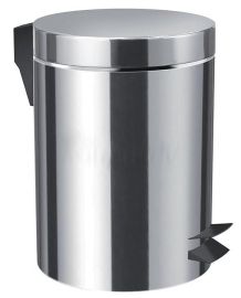 Jika GENERIC szemetes kosár, fényes, rozsdamentes acél, 5L H3893D30042001