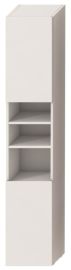 Jika LYRA magas szekrény, 6 polccal, 2 ajtóval, balos fehér lakk/ fehér H4531610383001