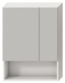 Jika LYRA tükrös fürdőszoba szekrény, 60x80 cm fehér H4532410383041