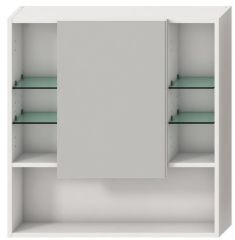 Jika LYRA tükrös fürdőszoba szekrény, 77,5x80 cm fehér H4532510383041