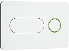 Jika MODUL PL 8 kettős nyomógomb, fehér, zöld gyűrűvel H8936460000001