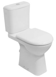 DEEP BY JIKA magasított kombi-WC csésze, 50 cm, hátsó kifolyású, fehér H8236160000001