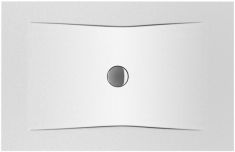 Jika PURE acél zuhanytálca, 140x80 cm, zajszigeteléssel, fehér, csúszásmentes H2164246000001