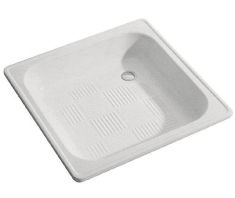 Jika SOFIA szögletes zuhanytálca 80x80 cm acéllemez, Antislip H2140800000111