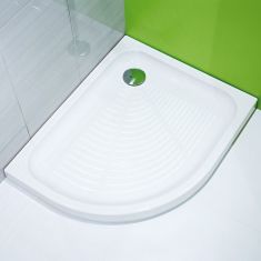 Jika TIGO kerámia zuhanytálca, 100x80 cm, aszimmetrikus, jobbos, Antislip, csúszásgátolt H8522116000001