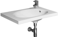 Jika TIGO ráépíthető mosdó, 65 cm, csaplyuk a jobb oldalon, fehér H8122160001061