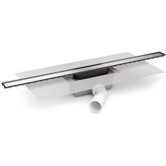 Jimten LINNUM 40 S-741 zuhanyfolyóka, 95 cm, szifonnal, rozsdamentes acél, 013059