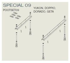 Riho kádláb YUKON, POOTSET09