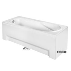 M-Acryl KLARA egyenes kád oldallap, 80x56 cm 12285