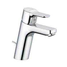 Kludi PURE&EASY egykaros mosdó csaptelep 100 N, lefolyógarnitúrával, króm, 372900565