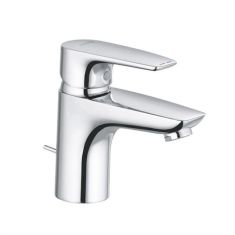 Kludi PURE&SOLID egykaros mosdó csaptelep 75, lefolyógarnitúrával, króm, 343820575