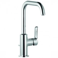 Kludi PURE&SOLID egykaros mosdó csaptelep, lefolyógarnitúrával, króm, 340250575