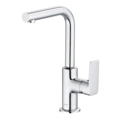 Kludi PURE&STYLE egykaros mosdó csaptelep, lefolyógarnitúra nélkül, króm, 400240575