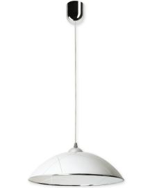 Lampex ALICE függőlámpa, mintás, d38cm, E27, 1x60W, króm/fehér, 677/C