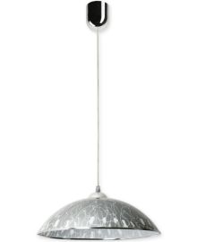 Lampex ALICE függőlámpa, mintás, d38cm, E27, 1x60W, króm/szürke, 677/D