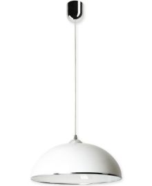 Lampex ANJA függőlámpa, d38cm, E27, 1x60W, króm/fehér, 678/A