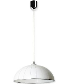 Lampex ANJA függőlámpa, csíkos, d38cm, E27, 1x60W, króm/fehér, 678/B