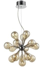 Lampex FERRARA 15 csillár, G4, 15x10W 300/15