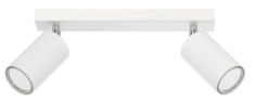 Lampex ROLOS 2 mennyezeti lámpa, fehér GU10, 2X40W 558/2 BIA