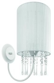 Lampex WENECJA fali lámpa, fehér E27, 1x60W 153/K BIA