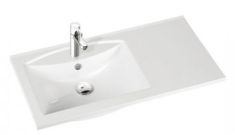 Marmorin LARISSA öntött márvány mosdó, balos, 90 cm 300090722011