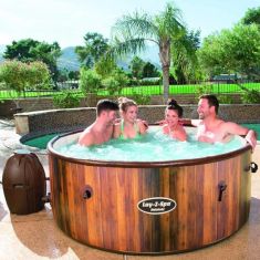 Lay-Z-Spa HELSINKI AirJet felfújható masszázsmedence, 180x66 cm, fűtéssel, HMC 020