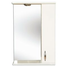 Libra LIBRA 500 tükrös fürdőszoba szekrény, 74x50 cm, világítással, jobbos 06201728-12