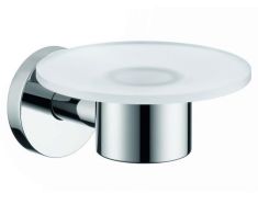 Hansgrohe LOGIS E/S üveg szappantartó, szálcsiszolt nikkel 40515820