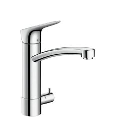 Hansgrohe LOGIS 220 egykaros mosogató csaptelep, elzárószeleppel, króm 71834000