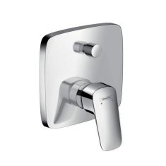 Hansgrohe LOGIS falba építhető kád csaptelep biztonsági kombinációval, króm 71407000