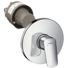 Hansgrohe LOGIS falba építhető zuhany csaptelep alaptesttel, króm 71666000